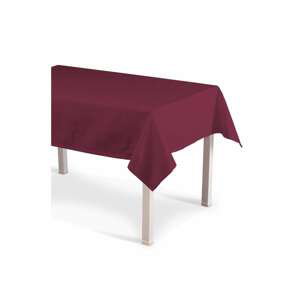 Dekoria Obrus na stôl obdĺžnikový, slivková, 130 × 130 cm, Cotton Panama, 702-32