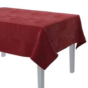Dekoria Obrus na stôl obdĺžnikový, Rød, 130 × 130 cm, Velvet, 704-15