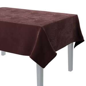 Dekoria Obrus na stôl obdĺžnikový, Bordeaux, 130 × 130 cm, Velvet, 704-26