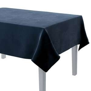 Dekoria Obrus na stôl obdĺžnikový, Mørkeblå, 130 × 130 cm, Velvet, 704-29