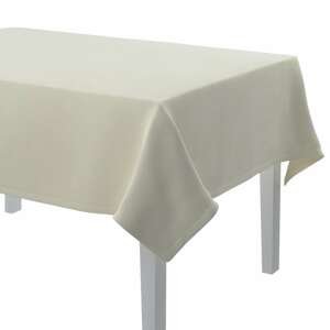 Dekoria Obrus na stôl obdĺžnikový, OffWhite, 130 × 160 cm, Velvet, 704-10