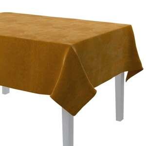 Dekoria Obrus na stôl obdĺžnikový, Sennepsgul, 130 × 160 cm, Velvet, 704-23