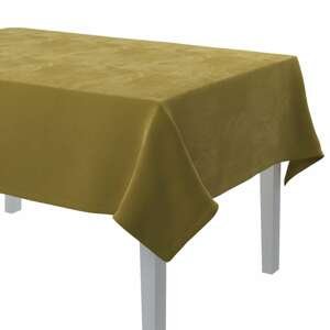 Dekoria Obrus na stôl obdĺžnikový, Støvgrøn, 130 × 160 cm, Velvet, 704-27