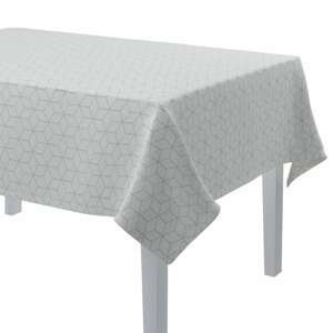 Dekoria Obrus na stôl obdĺžnikový, vzor kocky na bielom podklade, 130 × 210 cm, Sunny, 143-51
