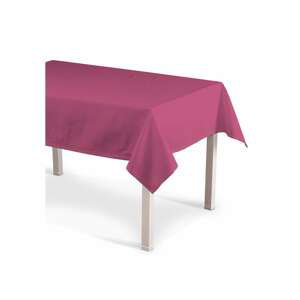 Dekoria Obrus na stôl obdĺžnikový, ružová, 130 × 280 cm, Loneta, 133-60
