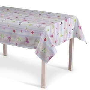 Dekoria Obrus na stôl obdĺžnikový, farebné zvieratka na farebnom pozadí, 130 × 280 cm, Výpredaj, 151-05