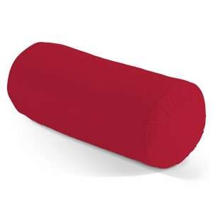 Dekoria Valček so záložkami, červená - Scarlet red, Ø 20 x 50 cm, Cotton Panama, 702-04