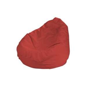 Dekoria Poťah na sedací vak bez výplne, červená, vak Ø60 x 105 cm, Loneta, 133-43