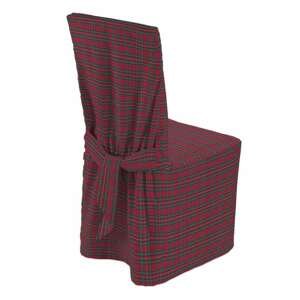 Dekoria Návlek na stoličku, červeno-zelené káro, 45 x 94 cm, Bristol, 126-29