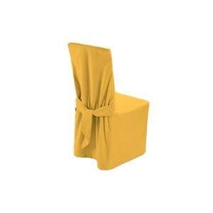 Dekoria Návlek na stoličku, žltá, 45 x 94 cm, Loneta, 133-40