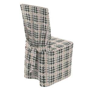 Dekoria Návlek na stoličku, ružovo- čierne pepito, 45 x 94 cm, Výpredaj, 137-75