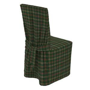 Dekoria Návlek na stoličku, zeleno - červené káro, 45 x 94 cm, Bristol, 142-69