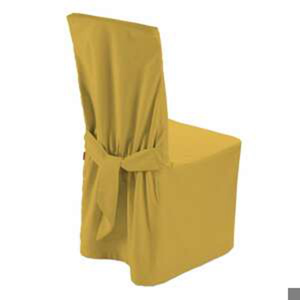 Dekoria Návlek na stoličku, žltá, 45 x 94 cm, Linen, 159-13