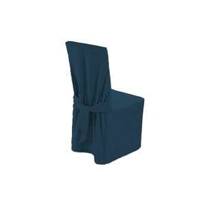 Dekoria Návlek na stoličku, modrá morská, 45 x 94 cm, Cotton Panama, 702-30