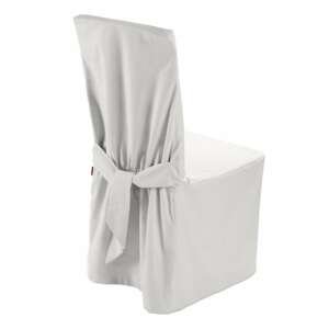 Dekoria Návlek na stoličku, snehovo biela, 45 x 94 cm, Cotton Panama, 702-34