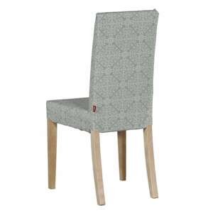 Dekoria Návlek na stoličku Harry (krátky), vzory na sivom podklade, návlek na stoličku Harry krátky, Flowers, 140-38