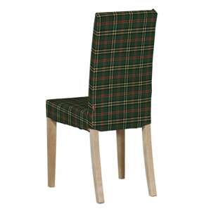 Dekoria Návlek na stoličku Harry (krátky), zeleno - červené káro, návlek na stoličku Harry krátky, Bristol, 142-69