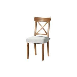 Dekoria Sedák na stoličku Ingolf, biela, návlek na stoličku Inglof, Loneta, 133-02