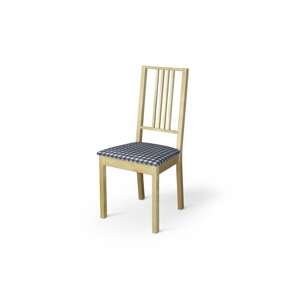 Dekoria Poťah na stoličku Börje, granátovo-biele káro, poťah na stoličku Börje, Quadro, 136-01