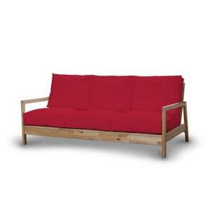Dekoria Poťah na sedačku Lillberg (nerozkladacia, pre 3 osoby), červená - Scarlet red, Poťah na sedačka Lillberg - pre 3 osoby, Cotton Panama, 702-04