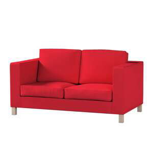 Dekoria Poťah na sedačku Karlanda (pre 2 osoby,krátky), červená - Scarlet red, Poťah na sedačku Karlanda pre 2-os., Cotton Panama, 702-04