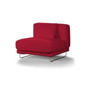 Dekoria Poťah na sedačku pre 1 osobu nerozkladacia, červená - Scarlet red, Poťah na sedačku pre 1 osobu (nerozkladacia sedačka), Cotton Panama, 702-04