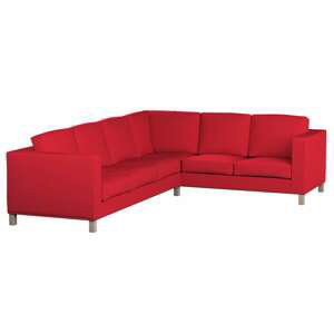 Dekoria Poťah na sedačku Karlanda rohová,ľavostranná, červená - Scarlet red, Poťah na sedačku Karlanda rohová, ľavostranná, Cotton Panama, 702-04