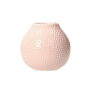 Dekoria Váza Tessa Light Pink 13cm, 13 x 13 cm