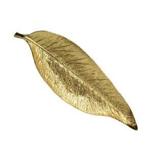 Dekoria Tanier Golden Leaf 19x58cm, 19 x 4 x 58 cm