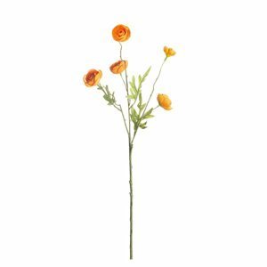 Dekoria Kvet motýľa 55cm orange, 8 x 8 x 55 cm