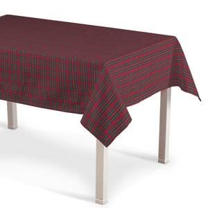 Dekoria Obrus na stôl obdĺžnikový, červeno-zelené káro, Quadro, 126-29