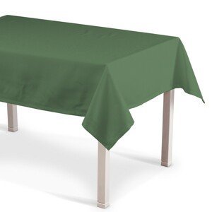 Dekoria Obrus na stôl obdĺžnikový, fľašovo zelená, 130 x 130 cm, Loneta, 133-18