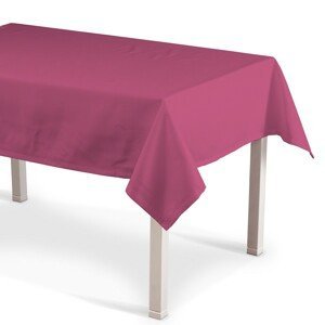 Dekoria Obrus na stôl obdĺžnikový, ružová, 130 x 130 cm, Loneta, 133-60