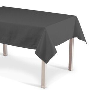 Dekoria Obrus na stôl obdĺžnikový, sivá, 130 x 130 cm, Quadro, 136-14