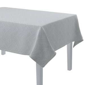 Dekoria Obrus na stôl obdĺžnikový, sivo-biele geometrické vzory, 130 x 130 cm, Sunny, 143-43