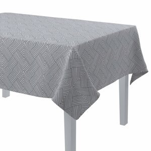 Dekoria Obrus na stôl obdĺžnikový, geometrické sivé vzory, Sunny, 143-45