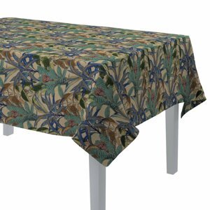 Dekoria Obrus na stôl obdĺžnikový, zielono-niebieski, Intenso Premium, 144-29