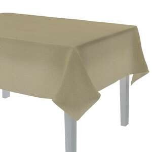 Dekoria Obrus na stôl obdĺžnikový, svetlo béžová, 130 x 130 cm, Alara Premium, 145-00