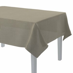 Dekoria Obrus na stôl obdĺžnikový, tmavo béžová, 130 x 130 cm, Alara Premium, 145-01