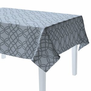 Dekoria Obrus na stôl obdĺžnikový, geometrický vzor na sivom pozadí, Sunny, 151-92
