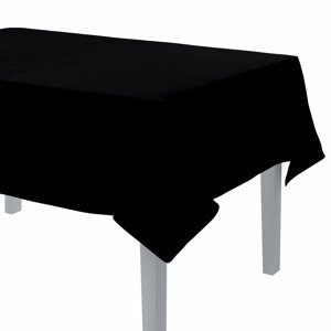 Dekoria Obrus na stôl obdĺžnikový, czarny, Crema, 179-11