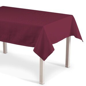 Dekoria Obrus na stôl obdĺžnikový, slivková, 130 x 130 cm, Cotton Panama, 702-32