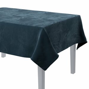 Dekoria Obrus na stôl obdĺžnikový, Petroliumsblå, Velvet, 704-16