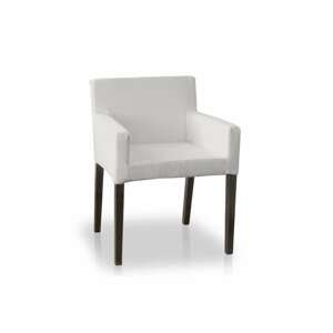 Dekoria Návlek na stoličku s opierkami Nils, krémovo biela, návlek na stoličku Nils s opierkami, Etna, 705-01
