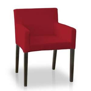 Dekoria Návlek na stoličku s opierkami Nils, červená, návlek na stoličku Nils s opierkami, Etna, 705-60