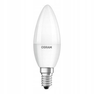 Antibakteriálna LED žiarovka - E14 - 5,5W - neutrálna biela - sviečka