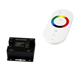 Diaľkový dotykový biely pre RGB LED pásky - max 216W