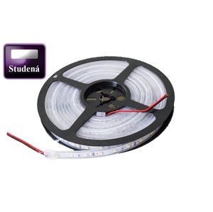 LED pásik - SMD 2835 - 5m - 60LED/m - 10,8W/m - IP67 - studená biela