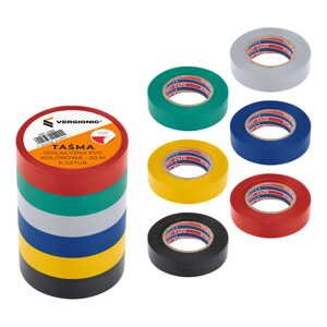 Farebná izolačná páska z PVC - 20m - 6 ks