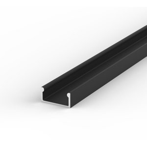 Hliníkový Profil pre LED pásky BRG-4 čierny 1M